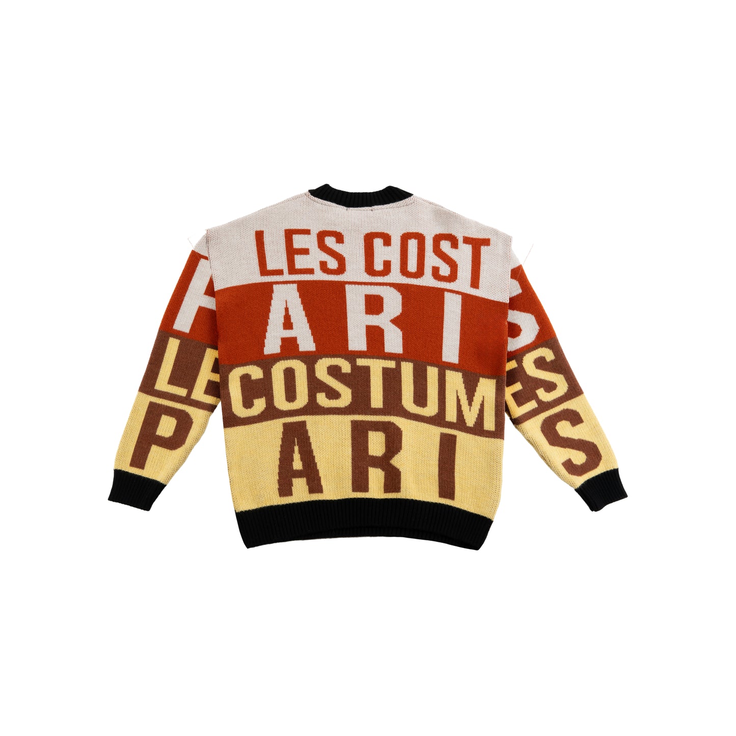 Pullover girocollo lettering all over