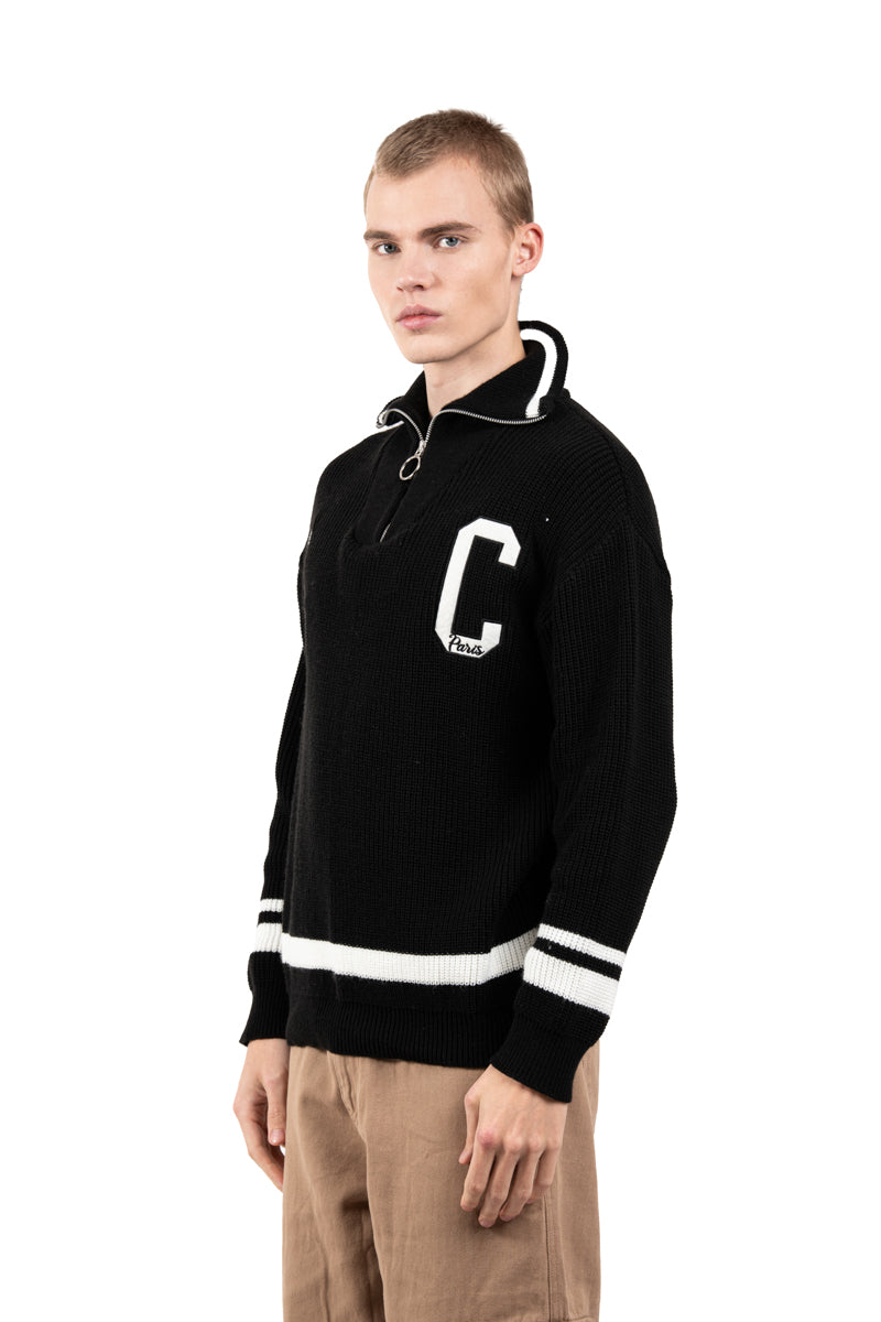 Pullover dolcevita con zip
