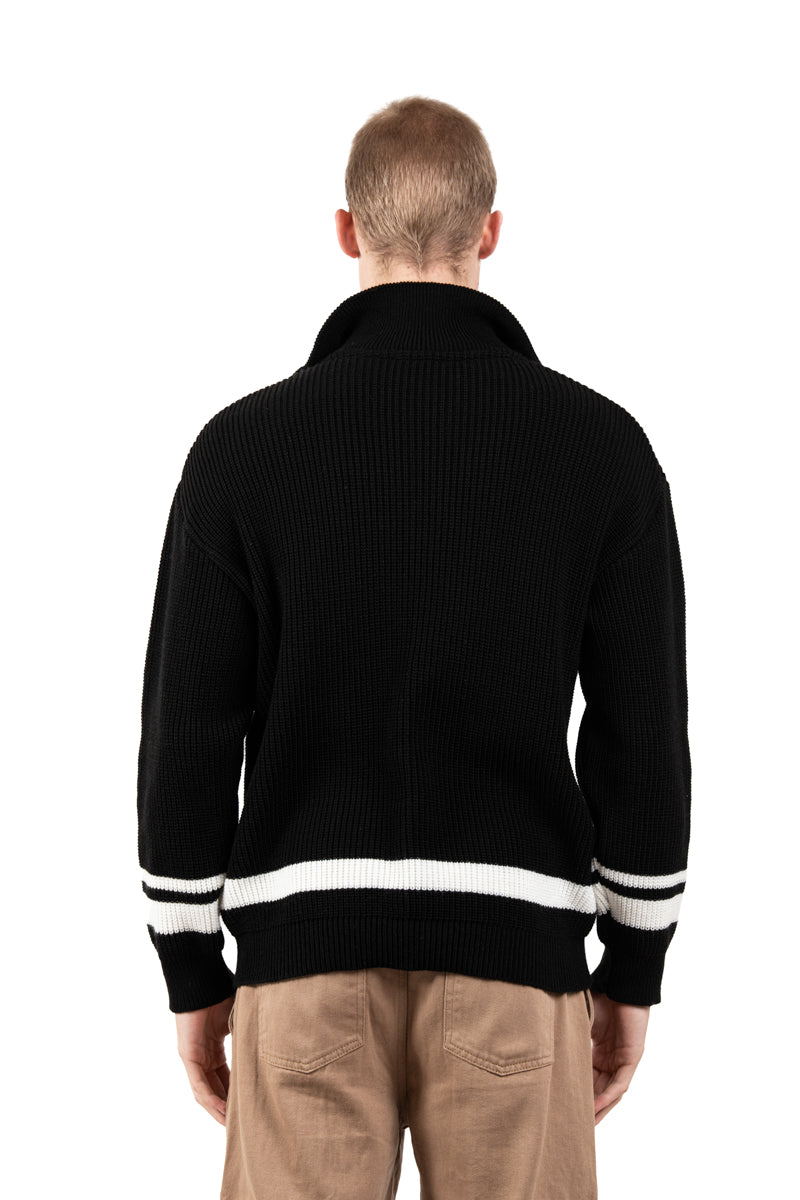 Pullover dolcevita con zip
