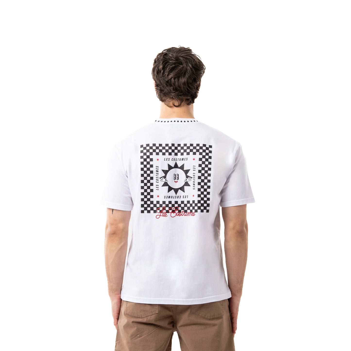 Graphic tee con stampa frontale e posteriore