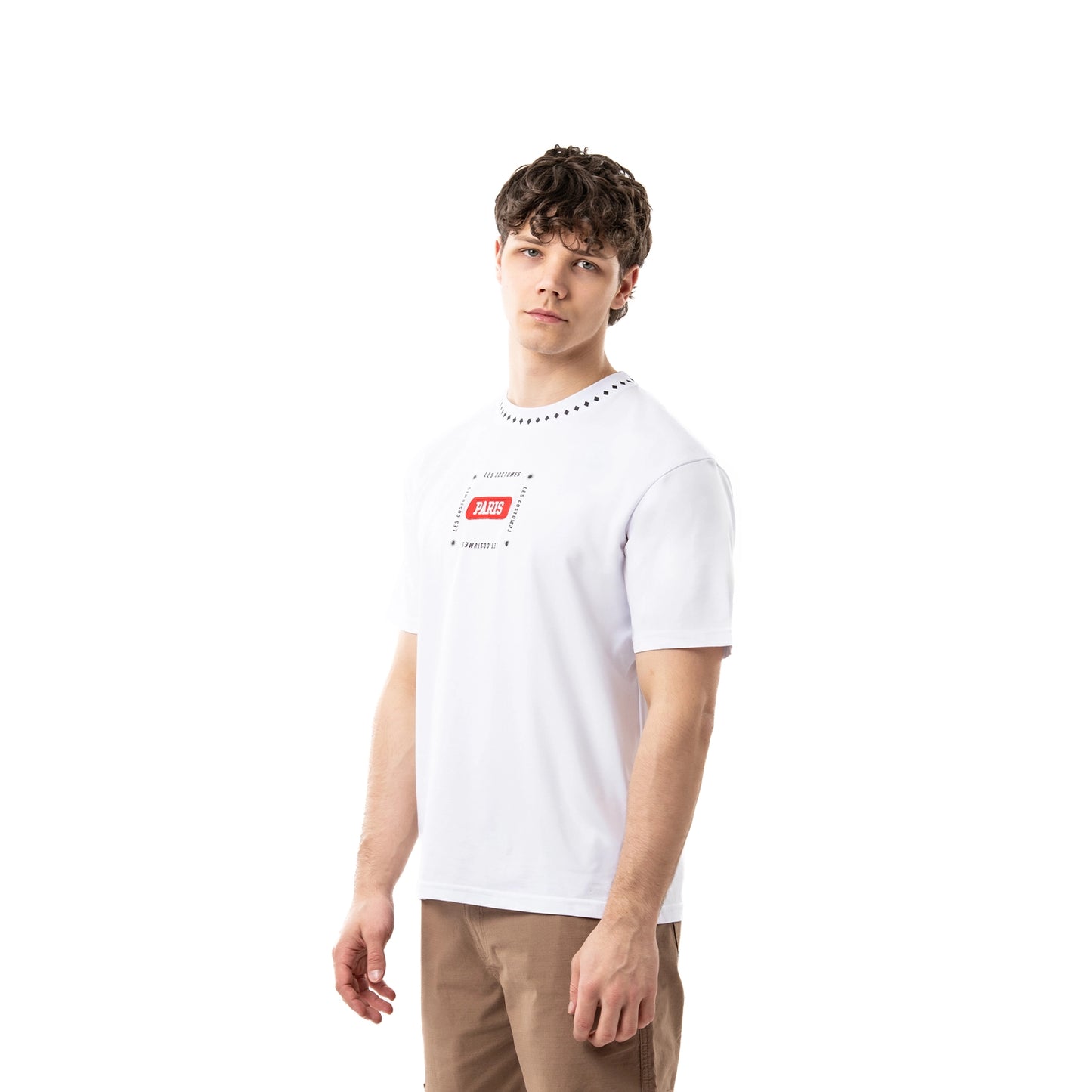 Graphic tee con stampa frontale e posteriore