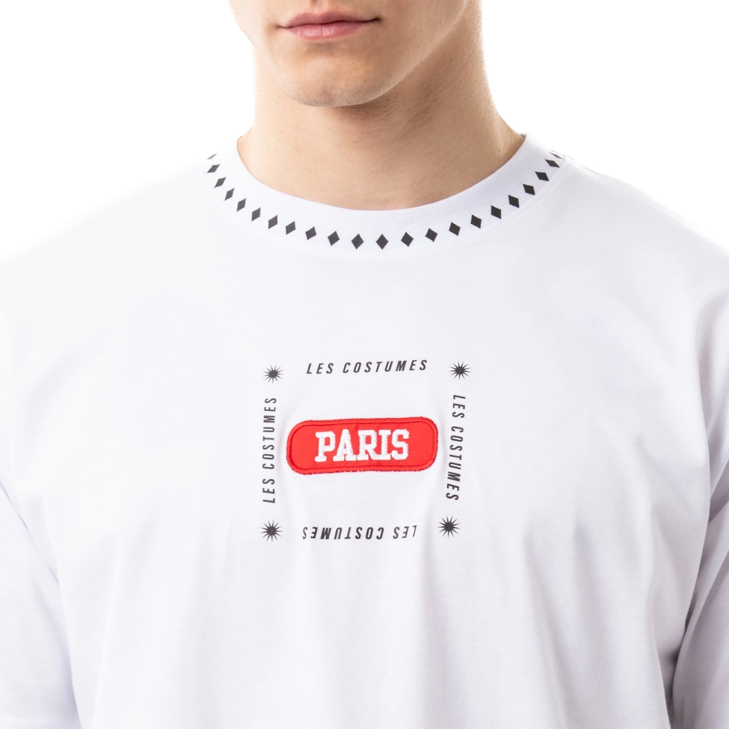 Graphic tee con stampa frontale e posteriore