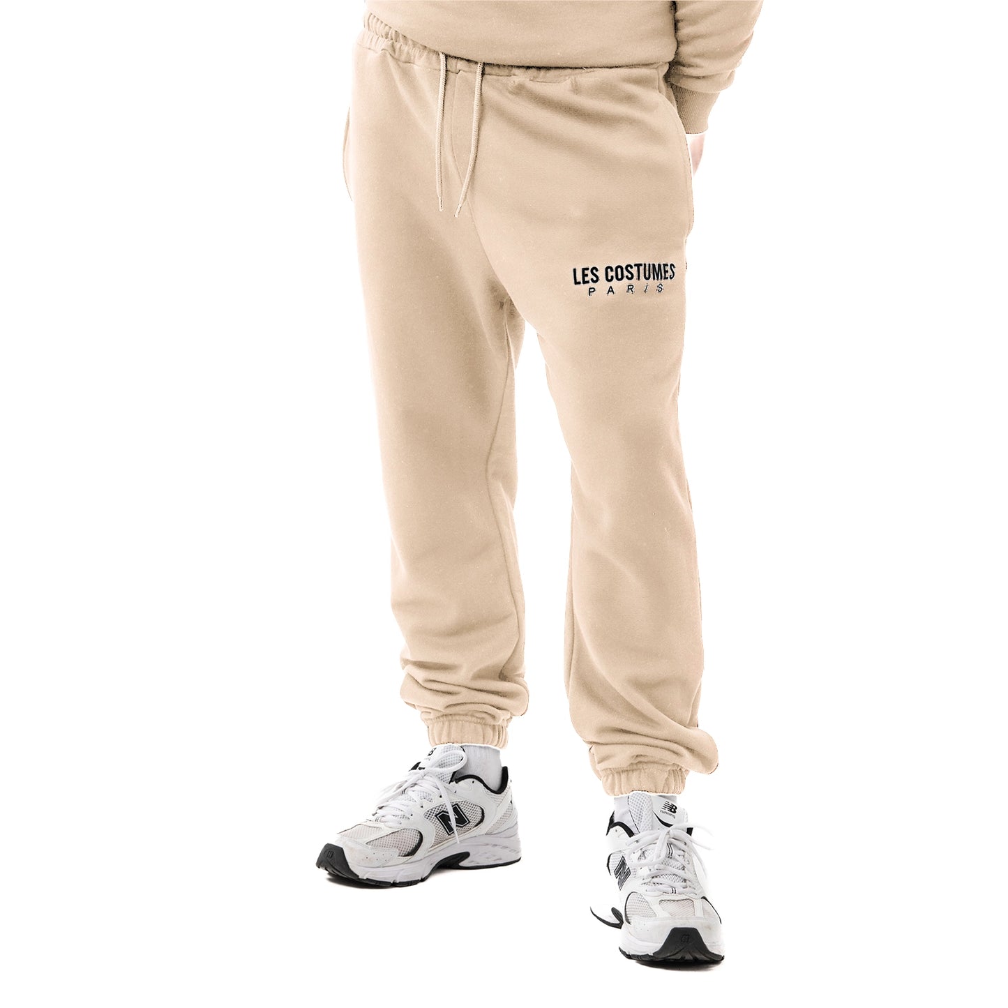 Jogger con stampa davanti