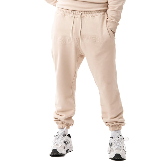 Jogger con stampa embossed